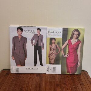 Vintage Vogue Patterns - Anne Klein/Kay Unger